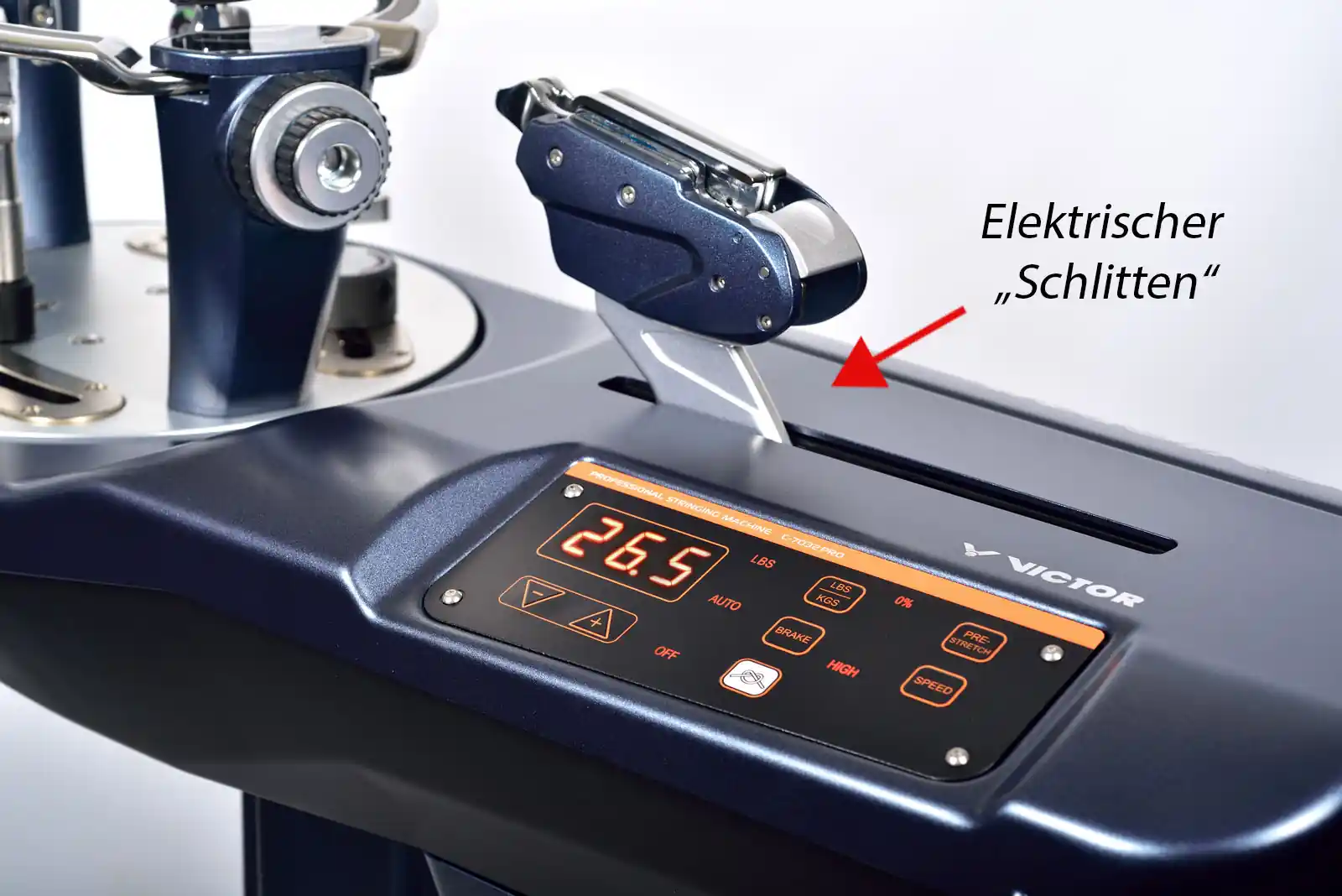 Beispielfoto: Elektrische Besaitungsmaschine