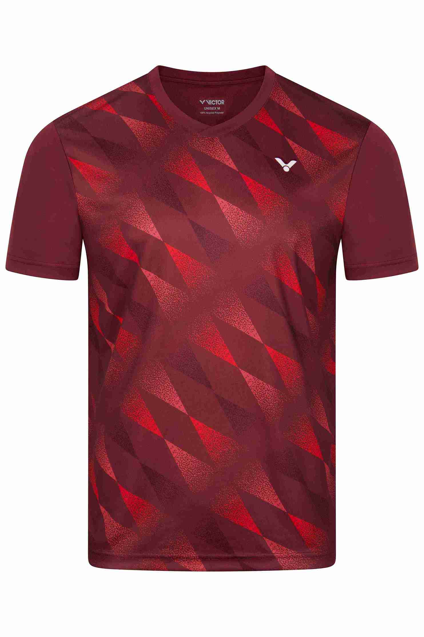 VICTOR T-Shirt T-43102D Unisex - Rot 3XL