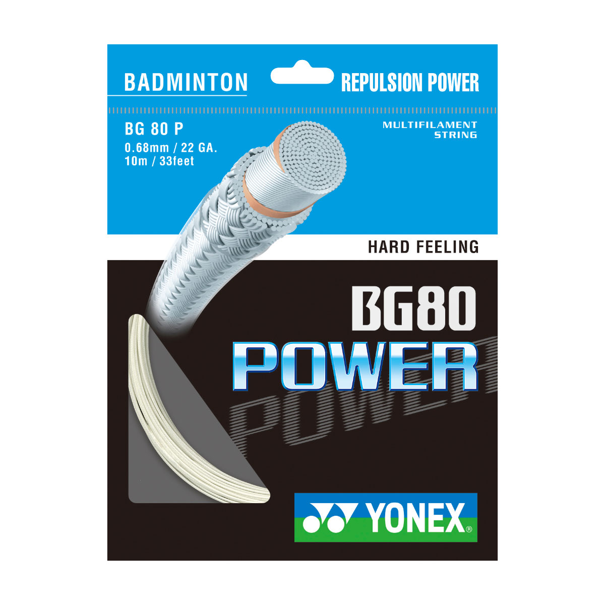 YONEX BG 80 Power - Weiß - Set