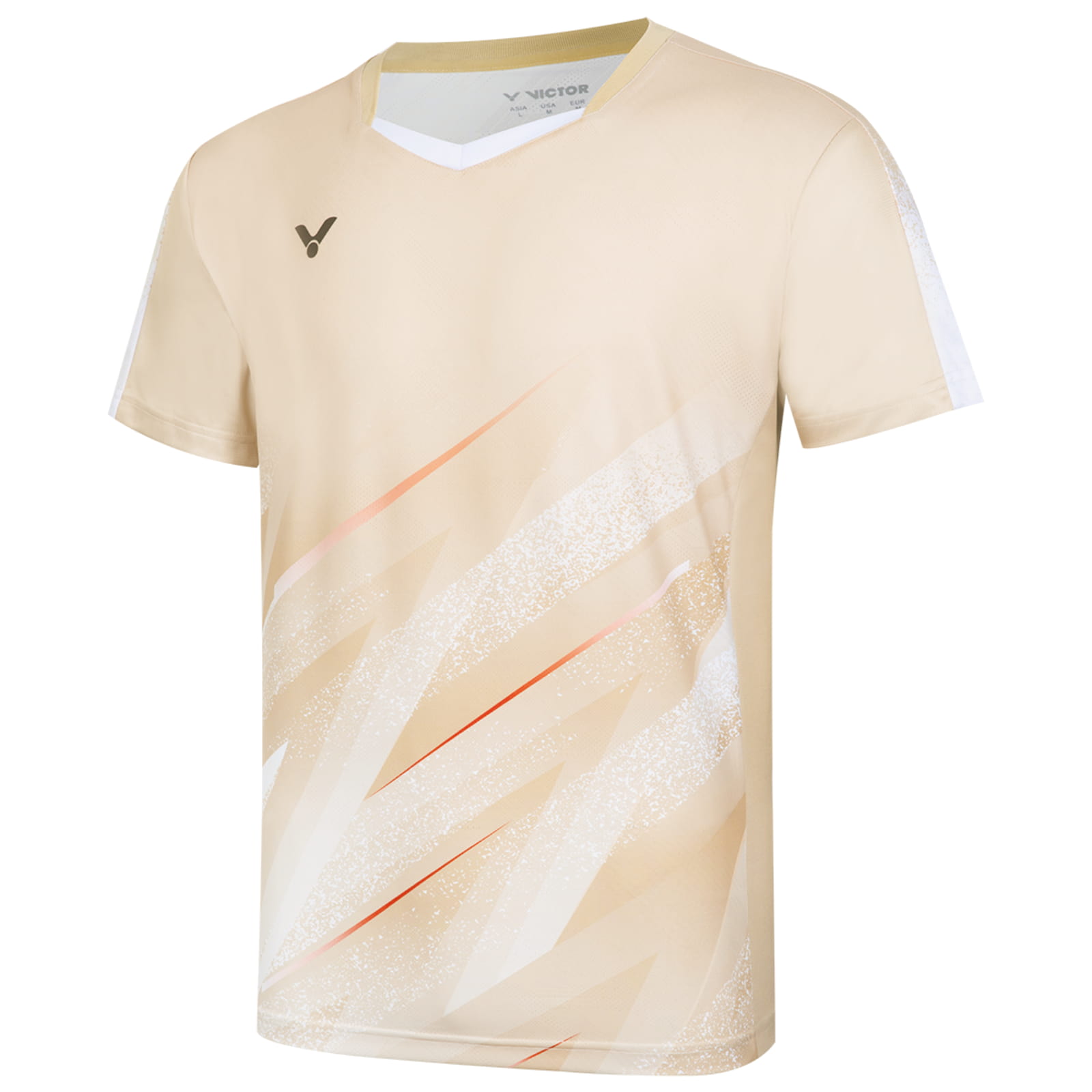 VICTOR Asia T-Shirt T-60009 Unisex - Beige - XXL