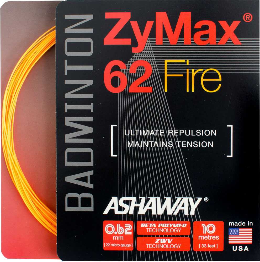 ASHAWAY Zymax 62 Fire - Orange - Set