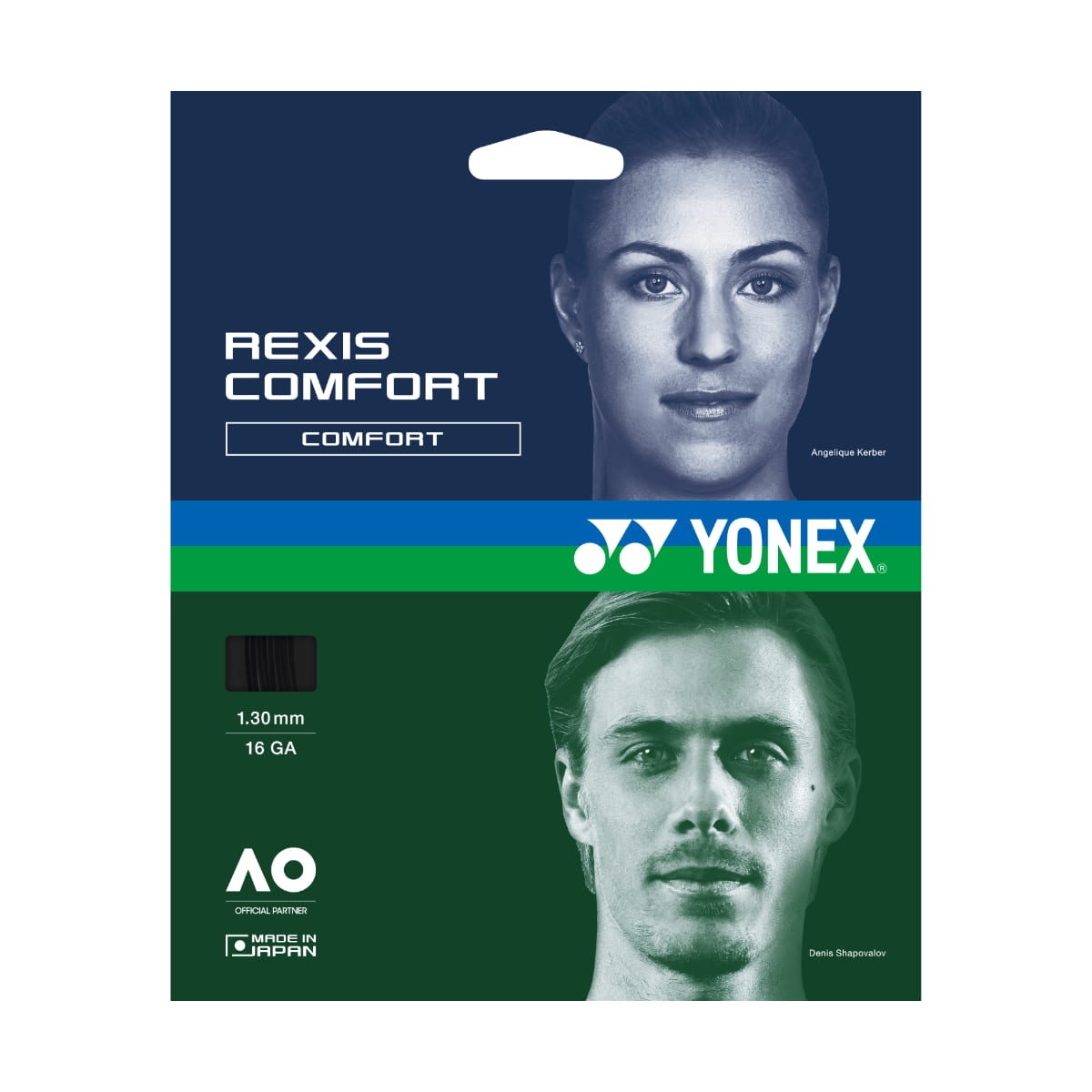 YONEX Rexis Comfort - Schwarz - Set - 1,30mm