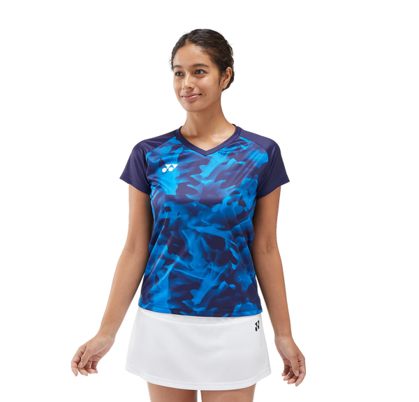 YONEX YW0033 Women's Crew Neck Shirt – LTD S - Blau