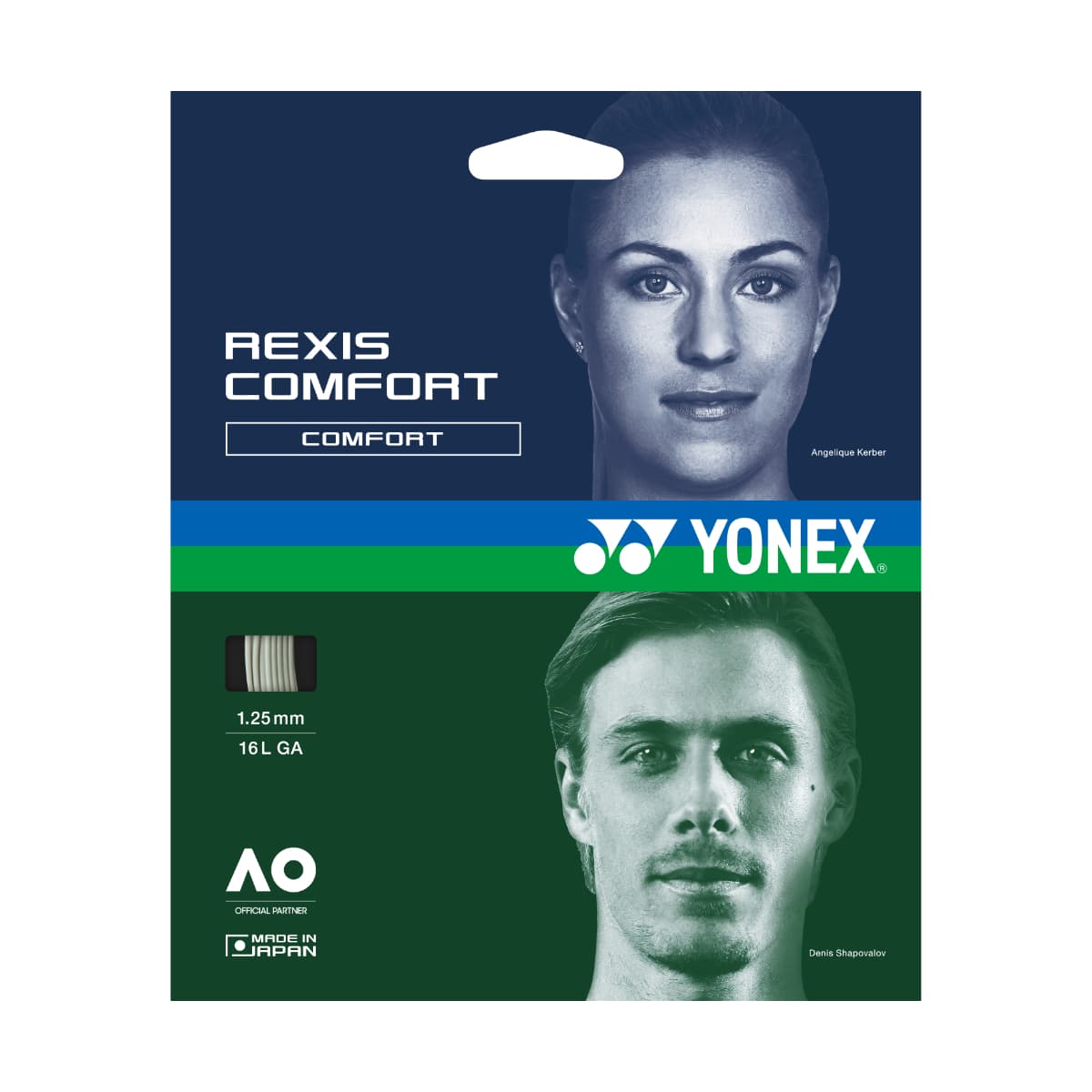 YONEX Rexis Comfort Set - 1,25mm - Cool White