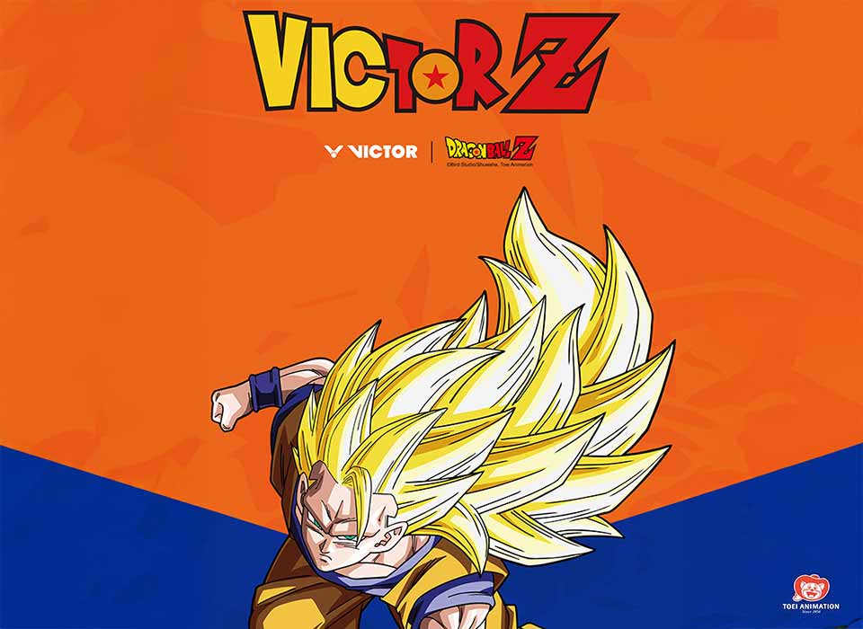 victor dragonball z kollektion badminton mit son goku victor dragonball z kollektion badminton mit son goku
