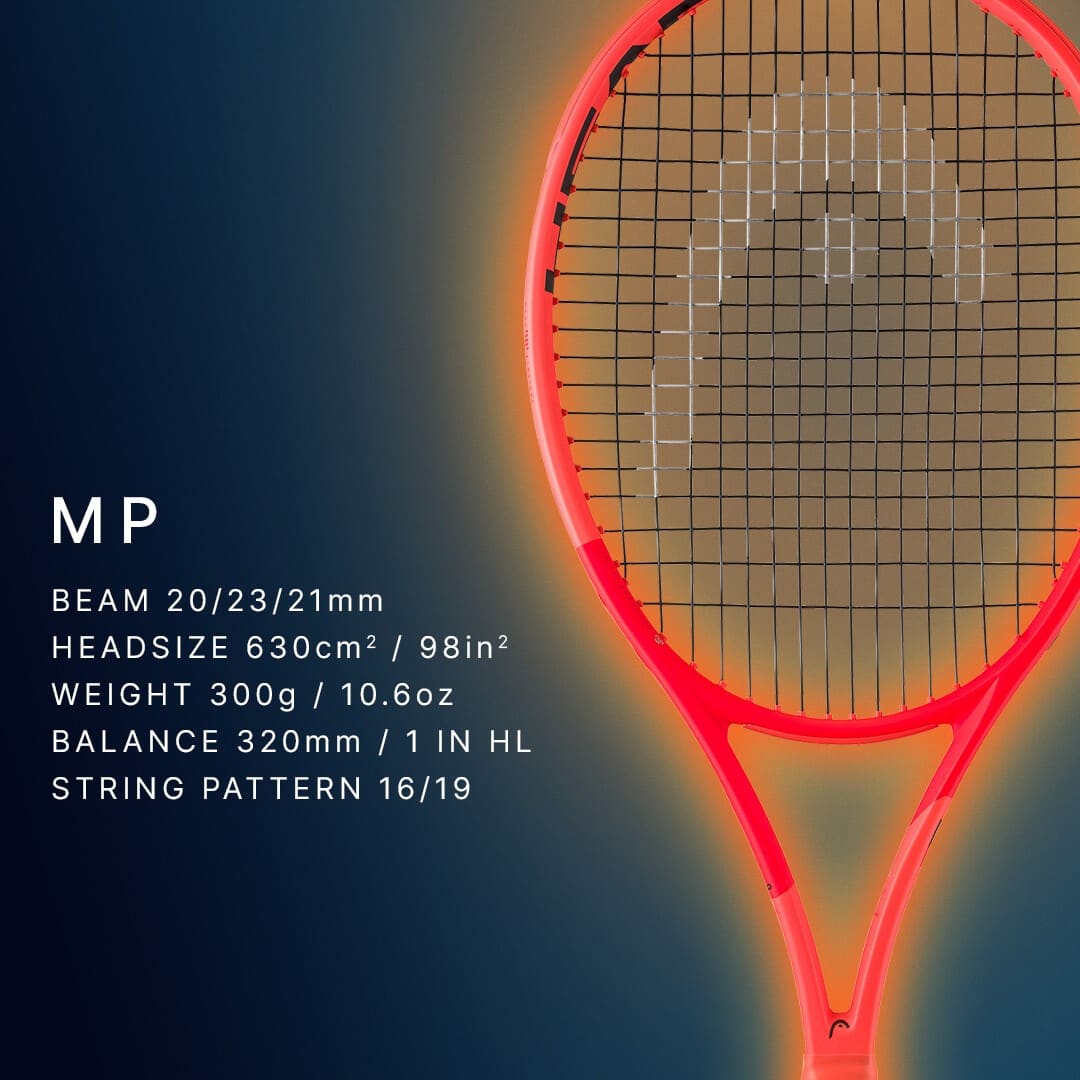 HEAD Radical MP 2025 Tennisschläger - Unbesaitet - G3