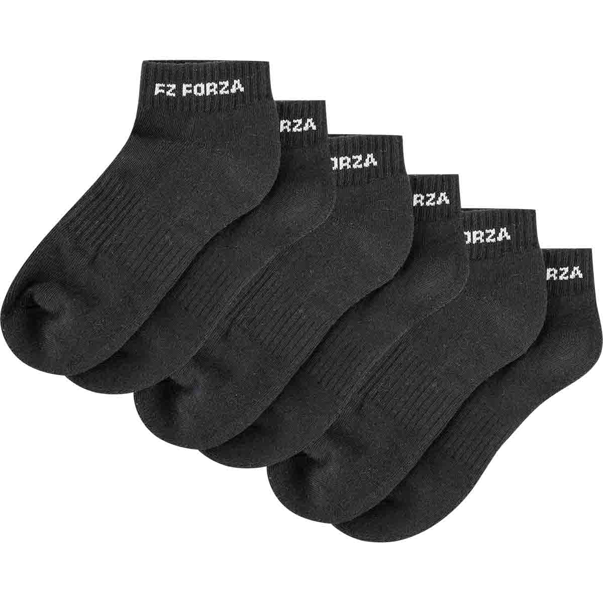 FZ FORZA Comfort Sock Short (3er Pack) - schwarz - 43-47