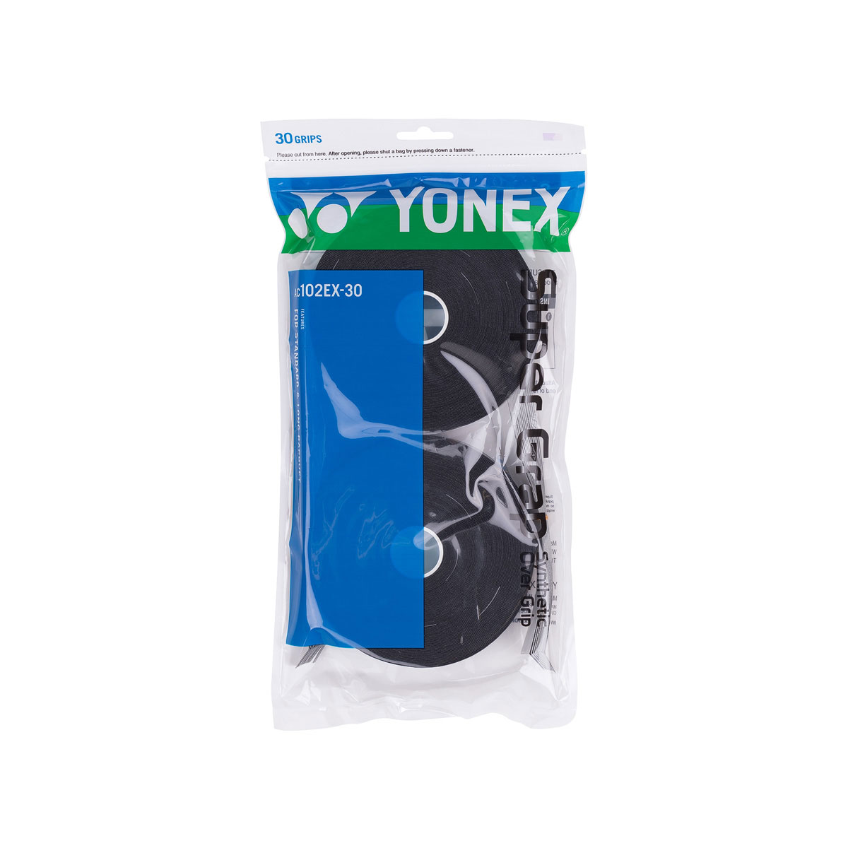 YONEX Super Grap Synthetic Over Grip 30 Stk. - Schwarz