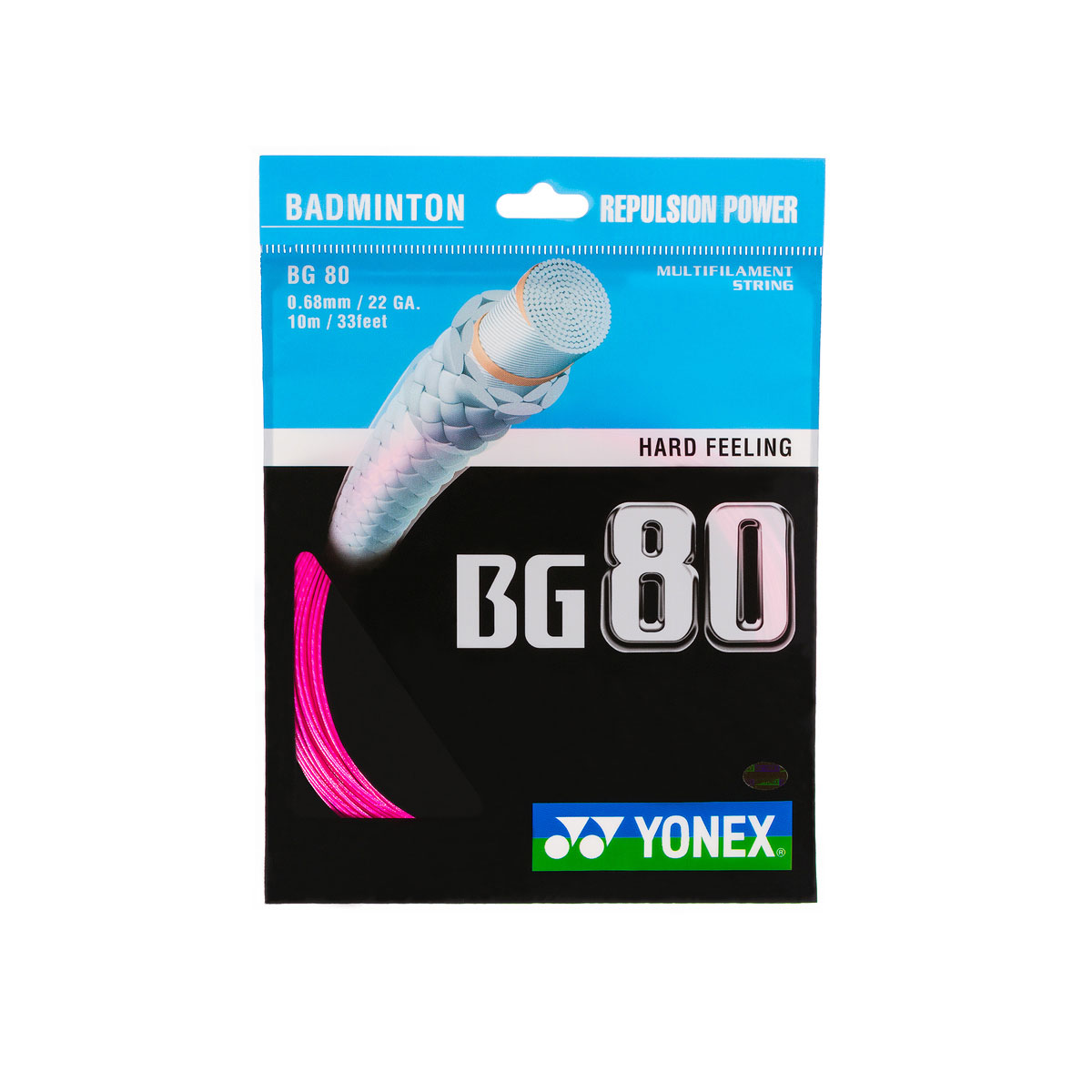 YONEX BG 80 - Pink - Set