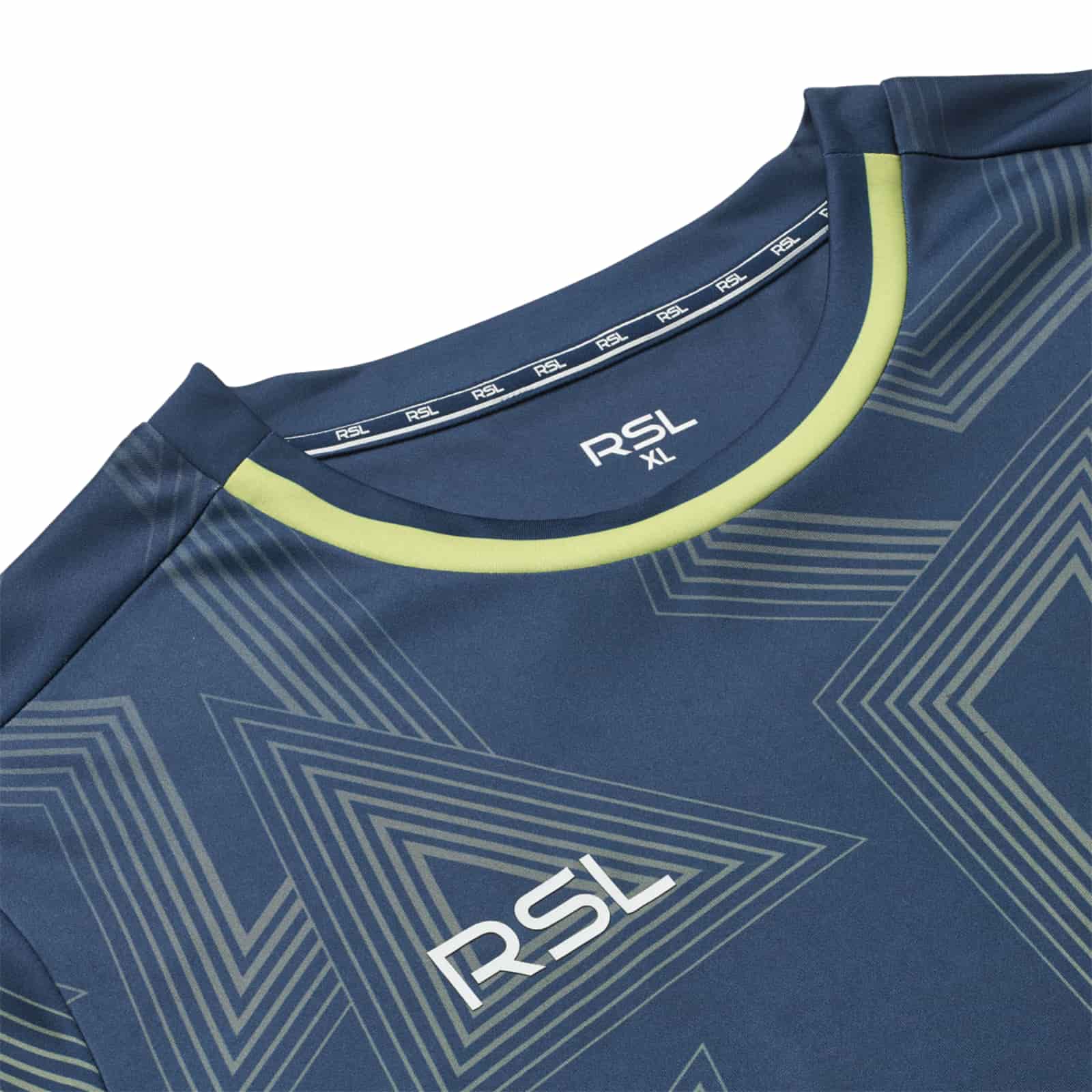RSL Momentum Unisex T-Shirt - Blau/Limette - 3XL