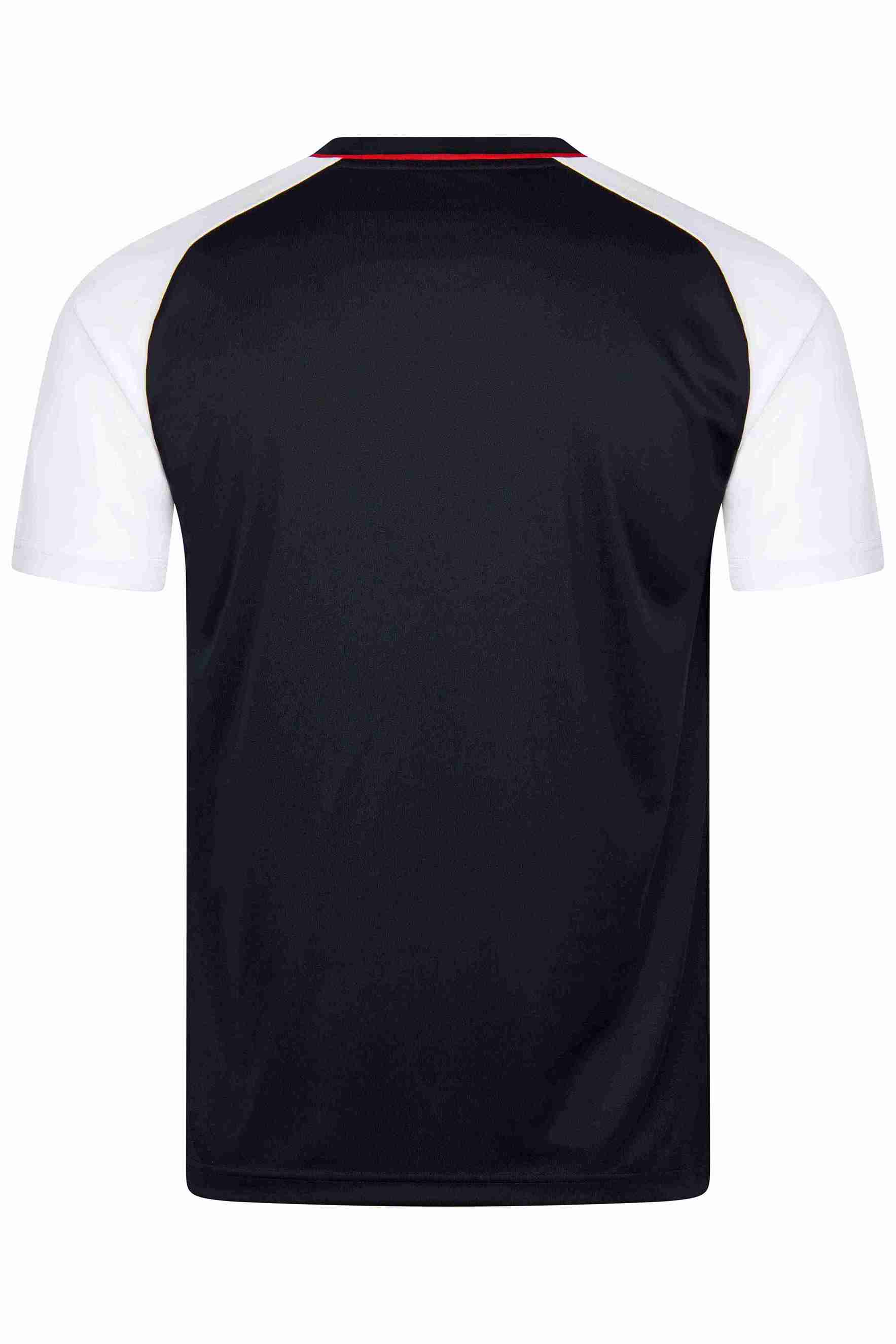 VICTOR T-Shirt T-43101C Unisex - Schwarz/Rot XL