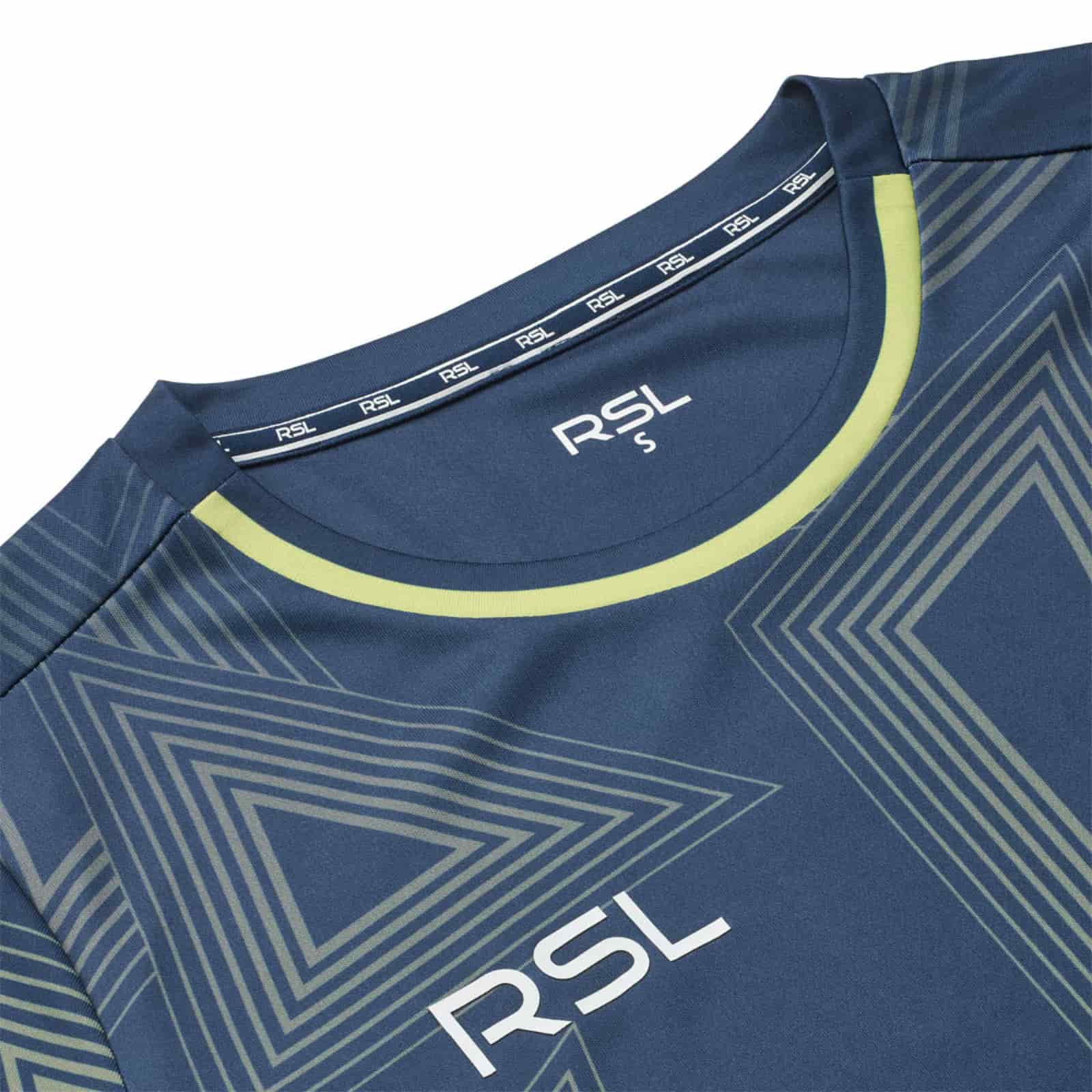 RSL Momentum Women T-Shirt - Blau/Limette - XXL