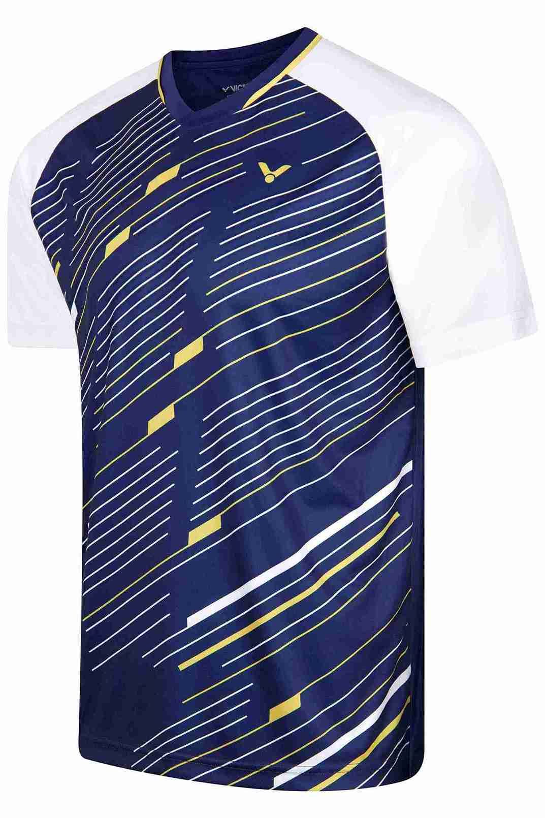 VICTOR T-Shirt T-43100B Unisex - Blau/Gold S