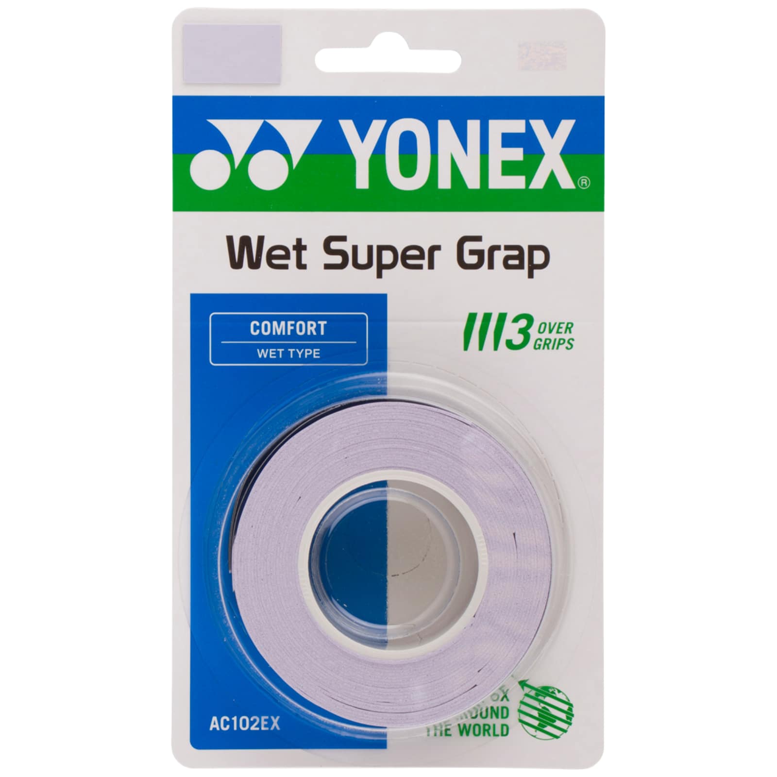 YONEX Wet Super Grap (3-er Pack) AC102 - Pale Liallac (Flieder)
