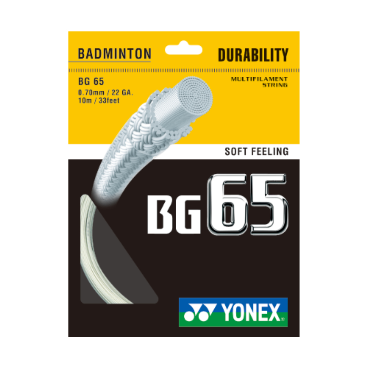 YONEX BG 65 - Amber - Set