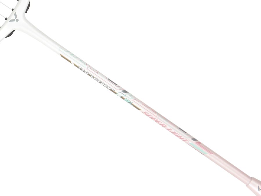 VICTOR Thruster K8L Y Super Light Badmintonschläger - weiß/rosa