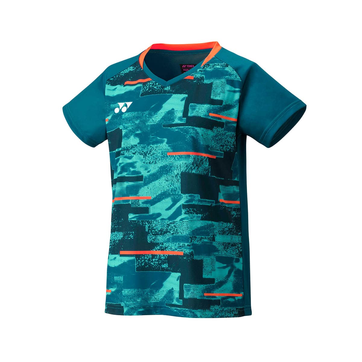 YONEX YW0034 Women's Crew Neck Shirt – Team-Club XL - Blau/Grün