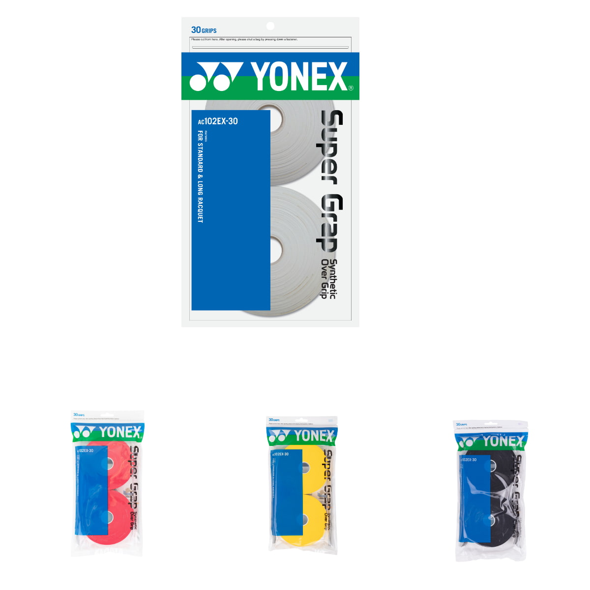 YONEX Super Grap Synthetic Over Grip 30 Stk. YONEX Super Grap Synthetic Over Grip 30 Stk.