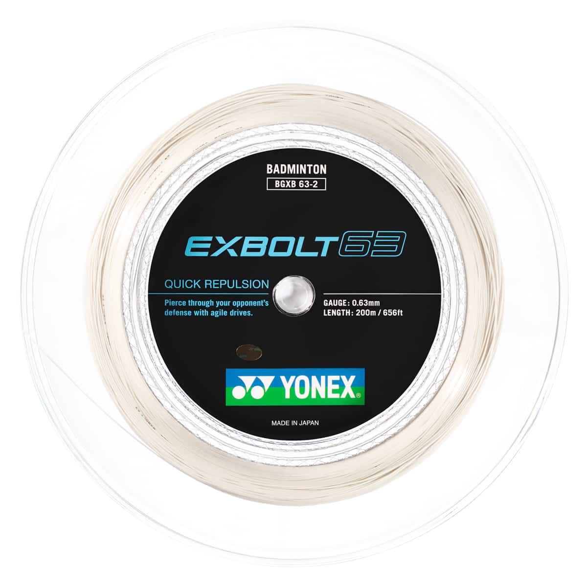 YONEX Exbolt 63 - Weiß - Rolle